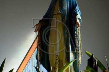 Caserones Bajo procesiona a sus patronos (Foto Francisco Javier Santana)